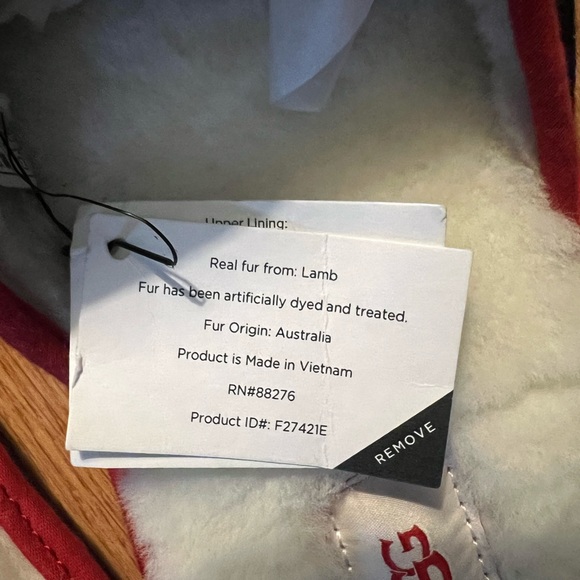 [UGG] SCUFF GRAPHIC BAND SHEEPSKIN SLIP-ON SLIPPERS Men - Picture 5 of 10